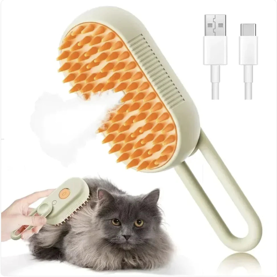 3-in-1 Steam Pet Brush