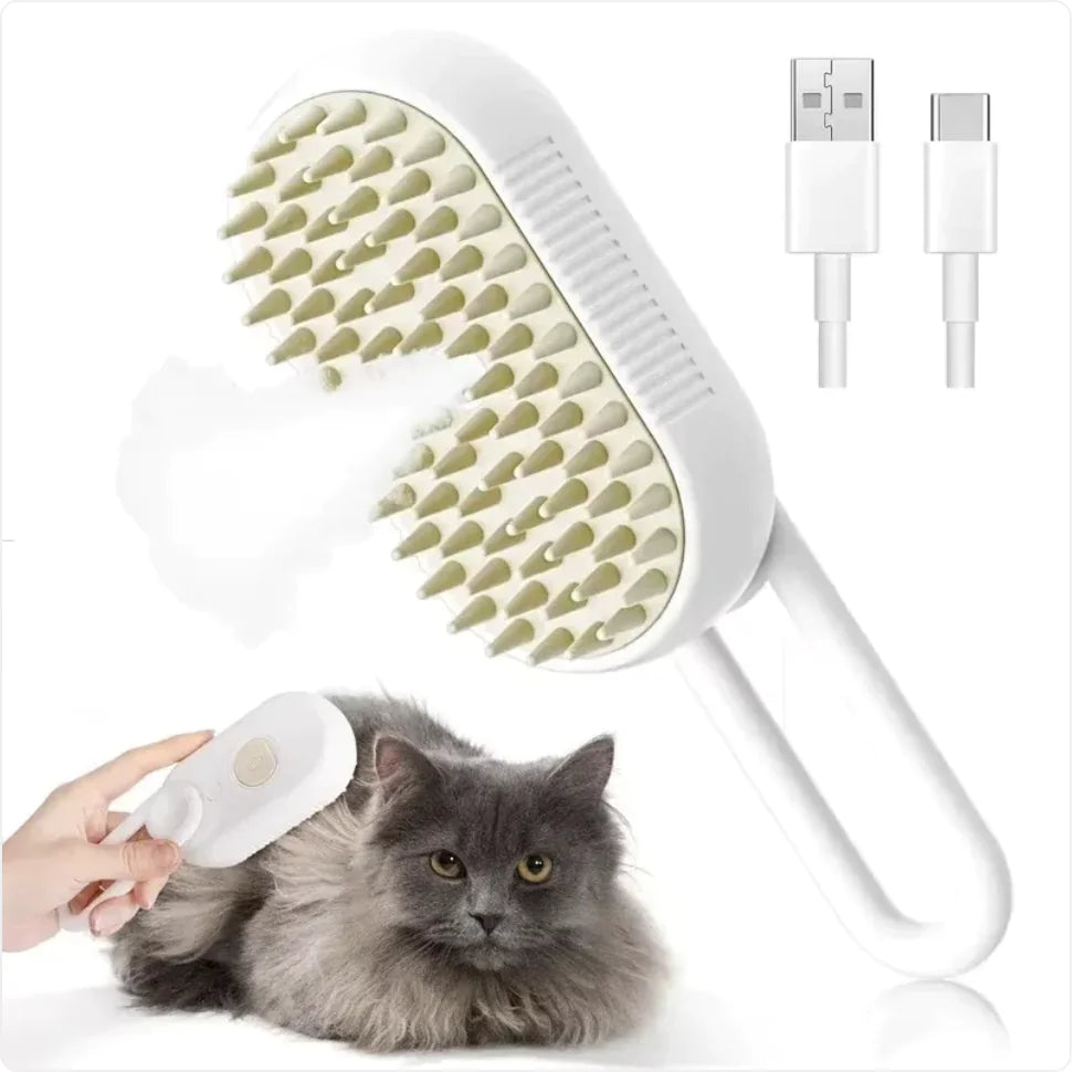 3-in-1 Steam Pet Brush